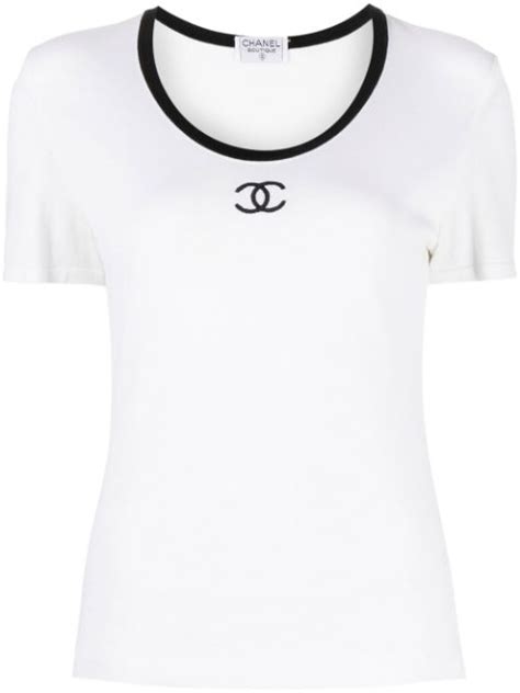 cheap chanel shirt|pre owned chanel tops.